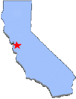 california state showing san jose location